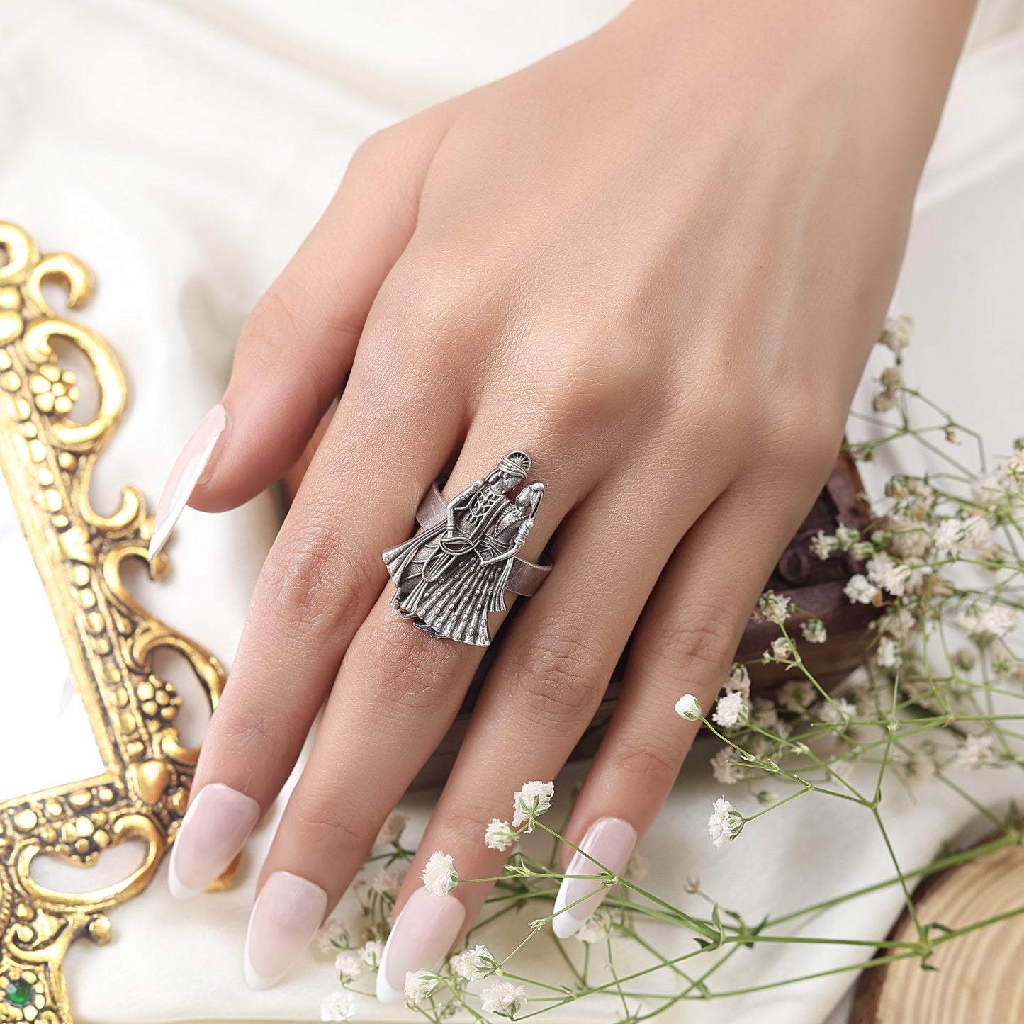 Eternal Love Radha Krishna Ring