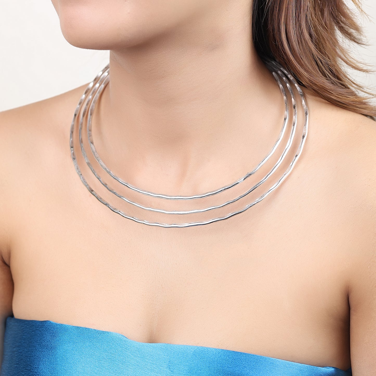 Torque Silver Choker