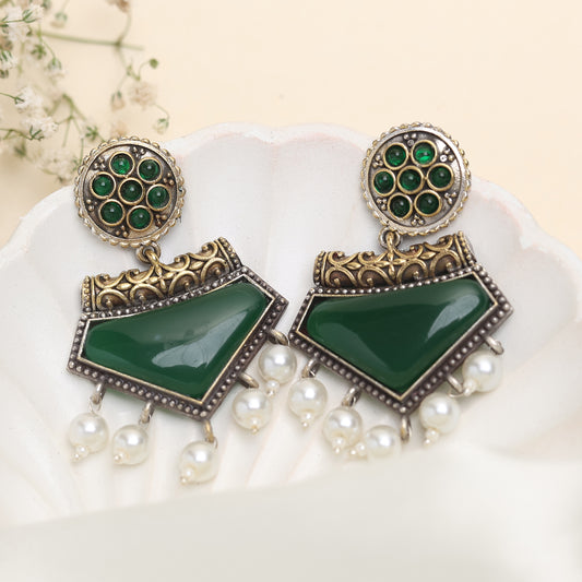 Rani Meena Stone Earring