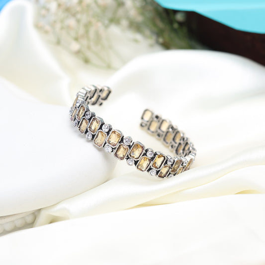 Yellow Gold Square Bracelet