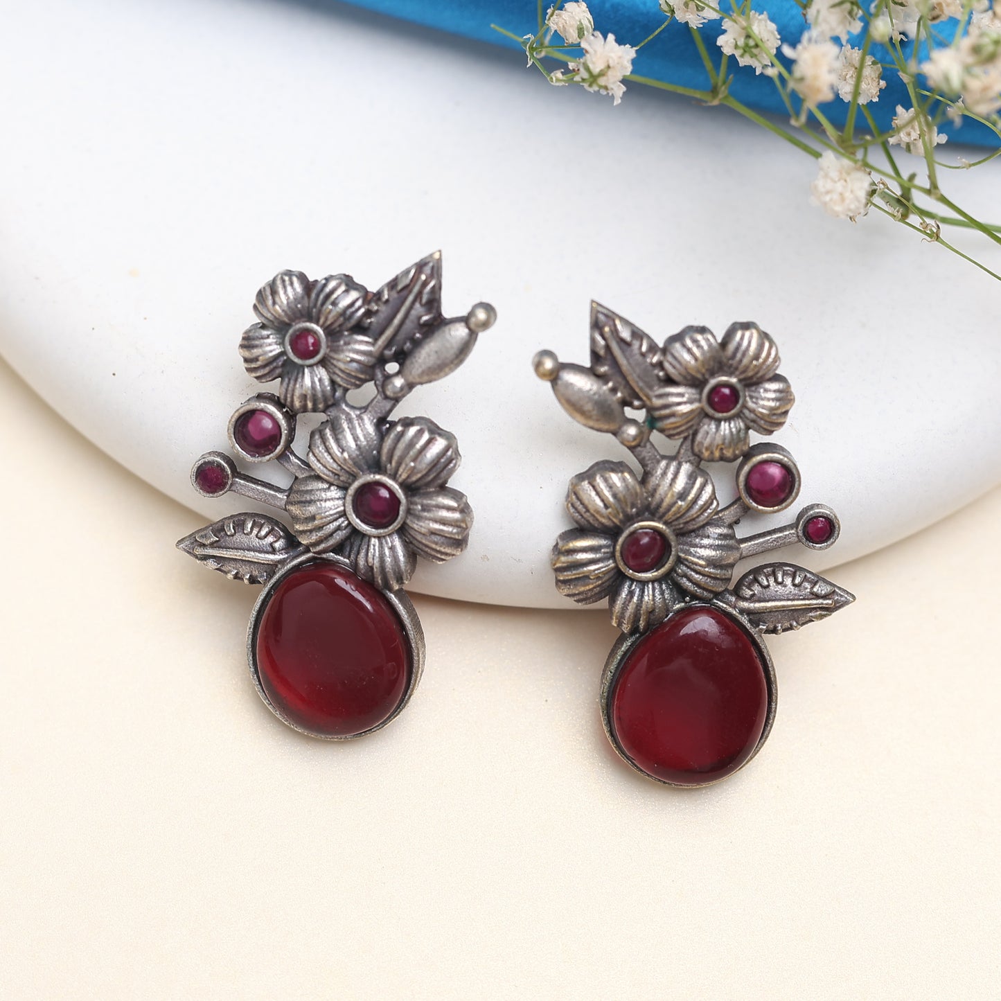 Plated Flower Stone