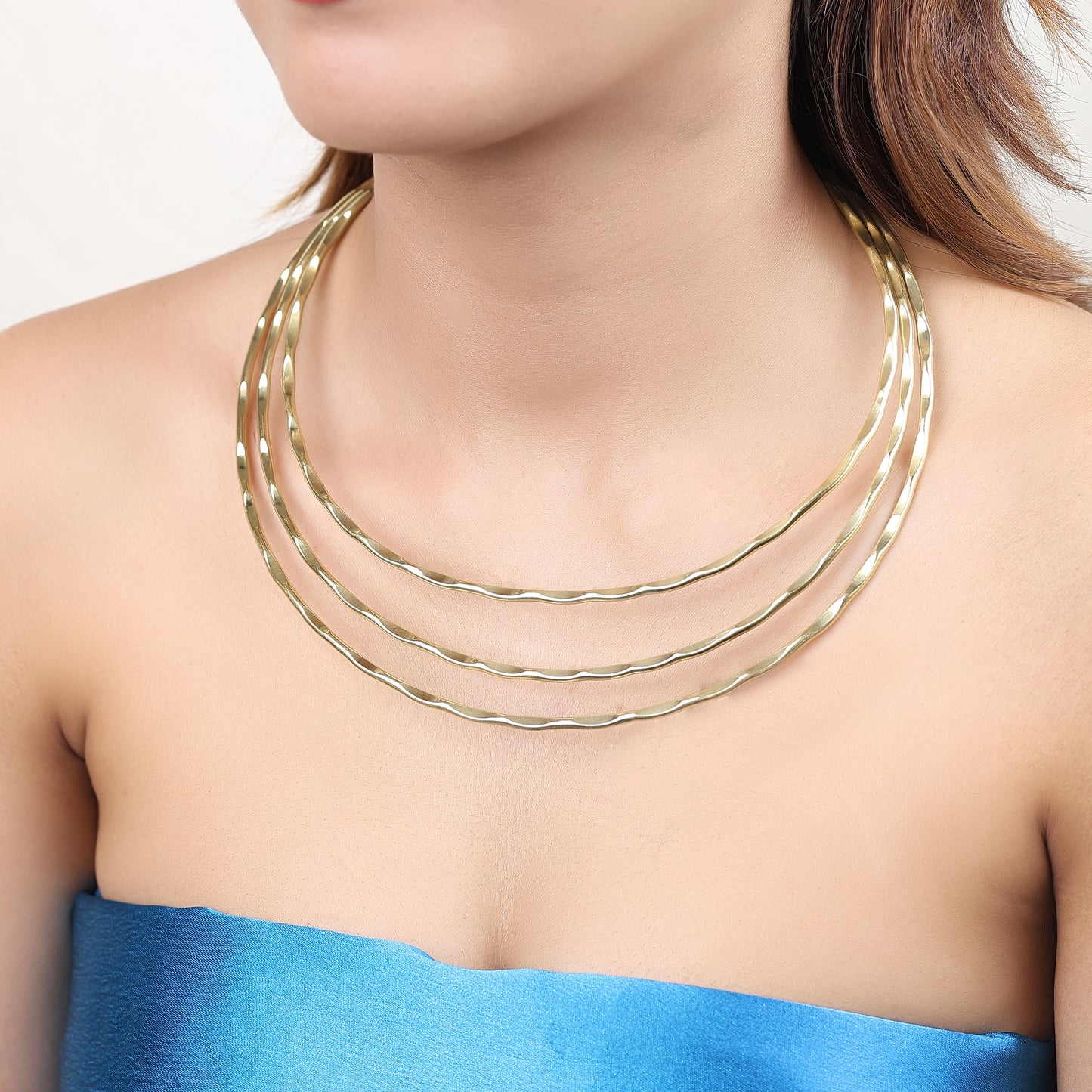 Strand Gold Plated Choker
