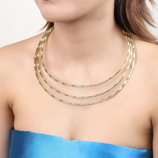Strand Gold Plated Choker