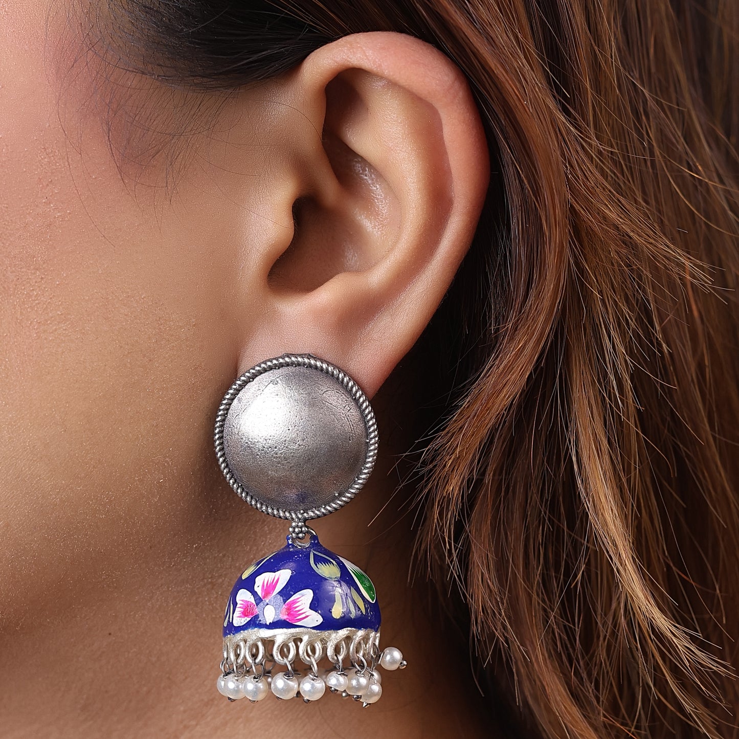 Special Hand Painted Ethnic Jhumka
