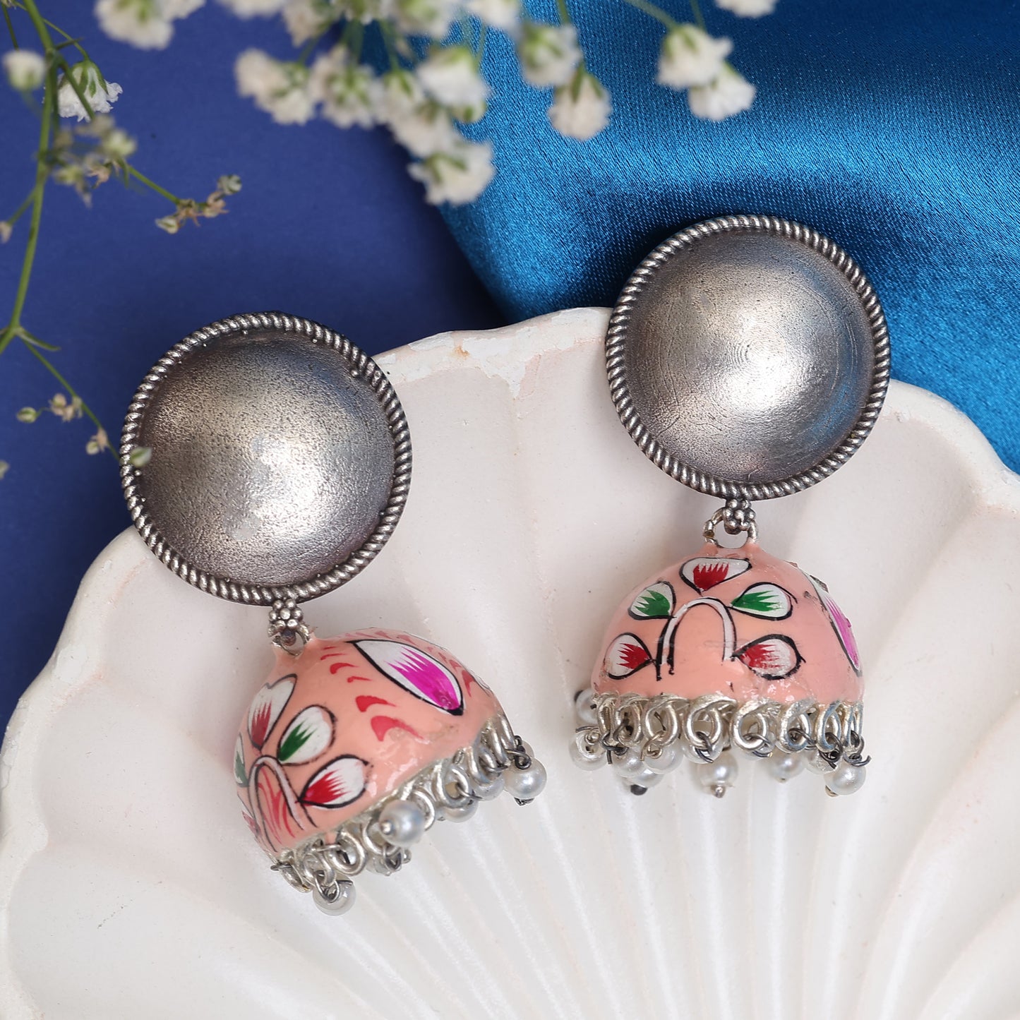 Special Hand Painted Ethnic Jhumka