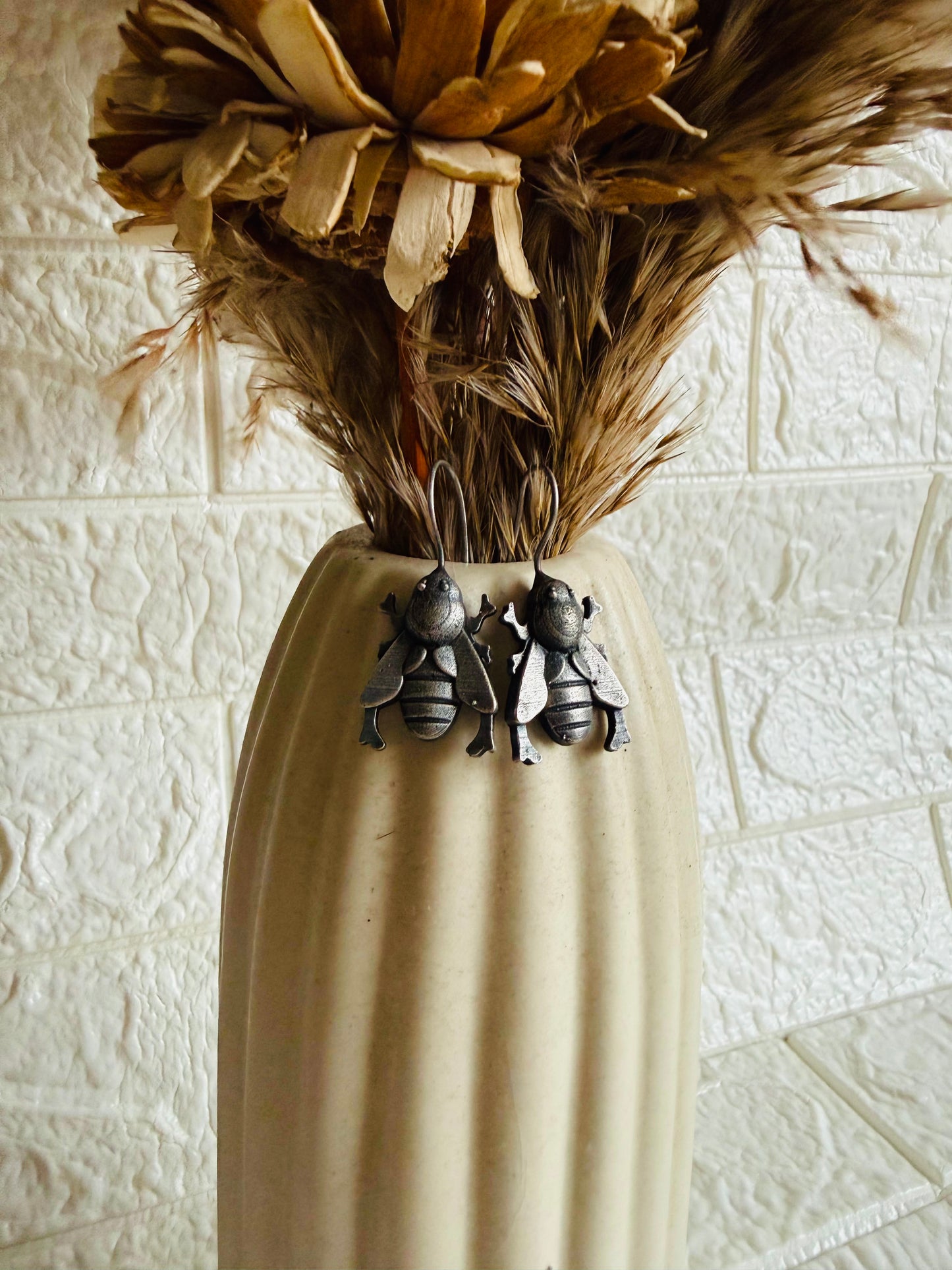 Bumble Bee Drop Earrings