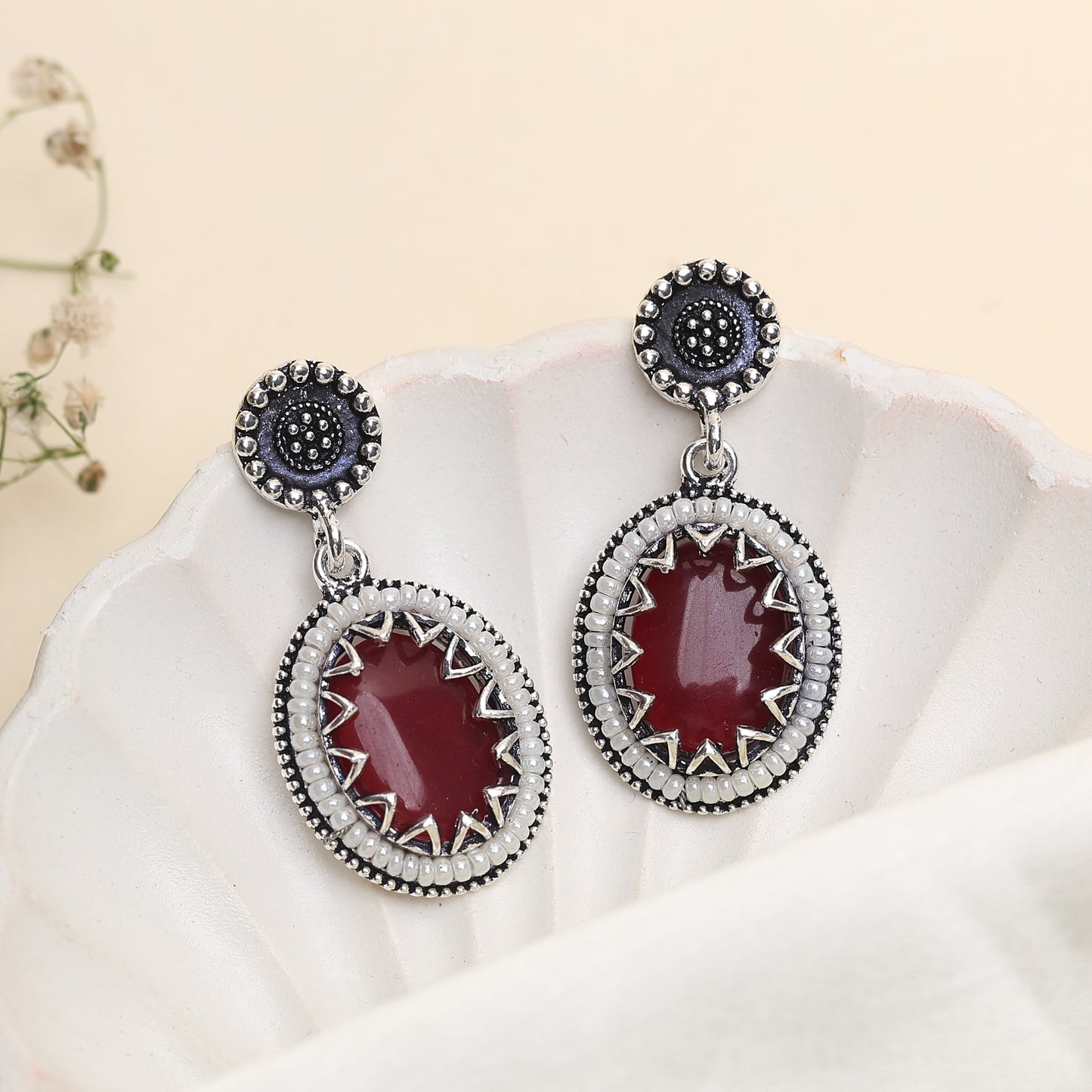Poorna Stone Earring
