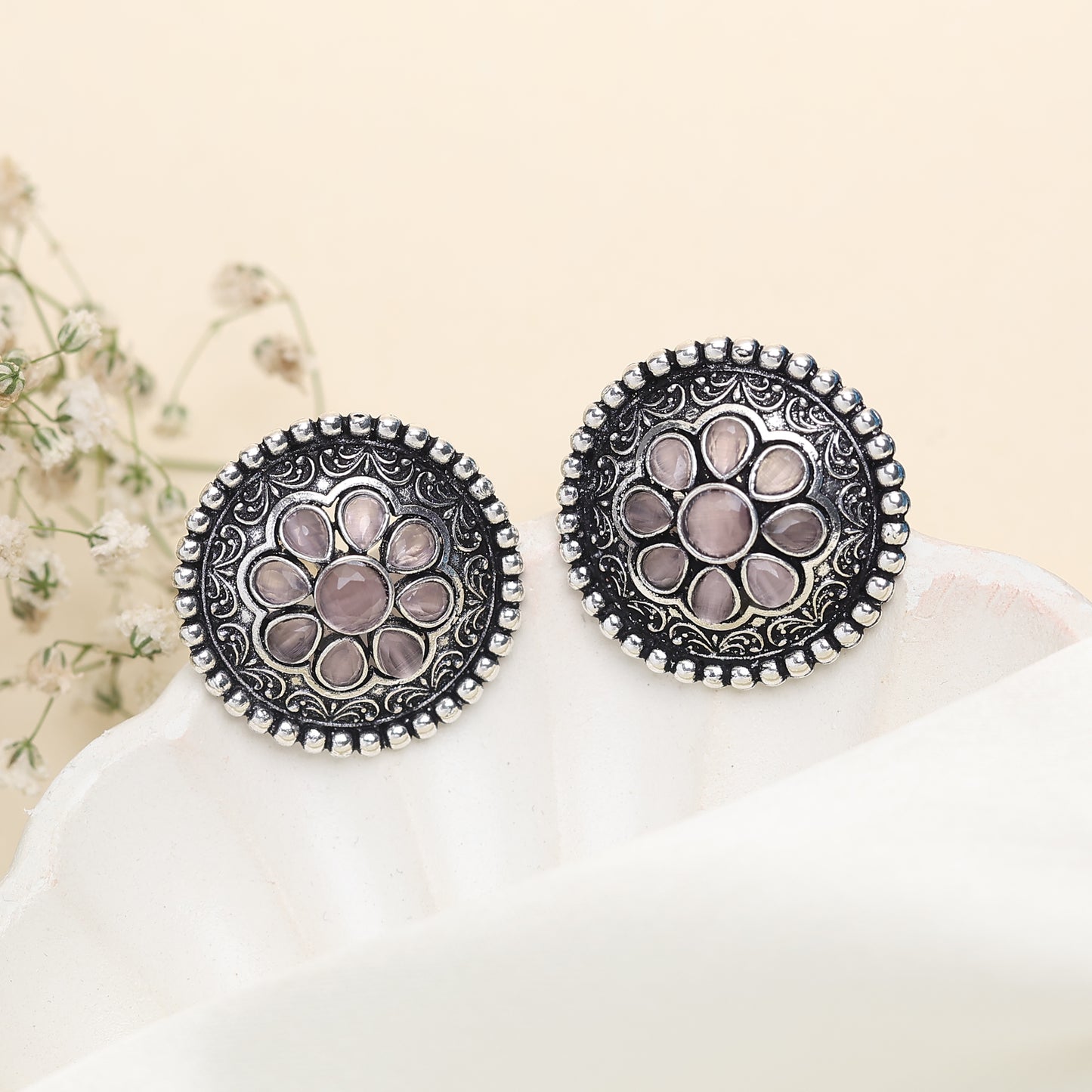 Onyx Stone Studs