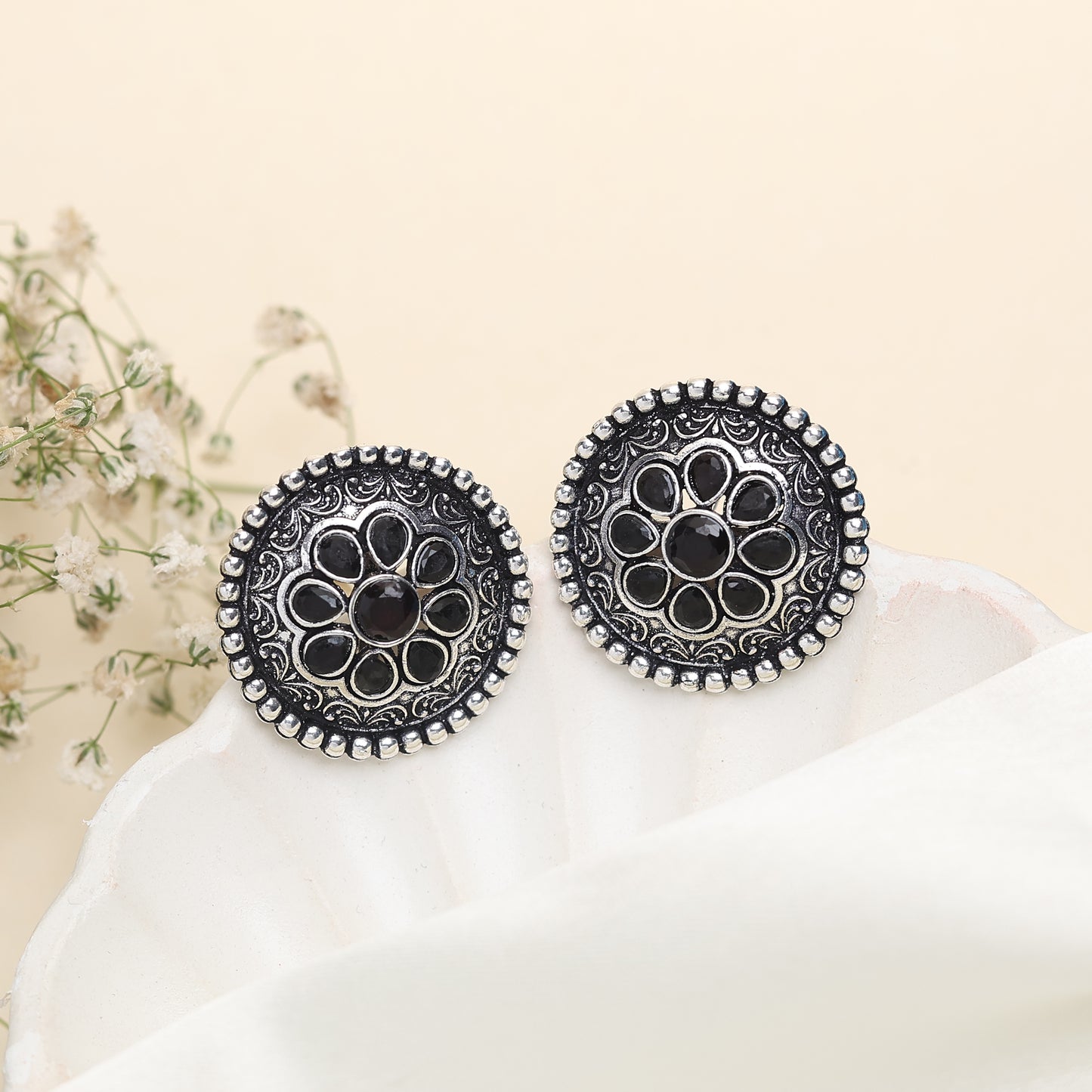 Onyx Stone Studs