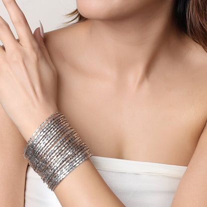Silver Cuff Bangle