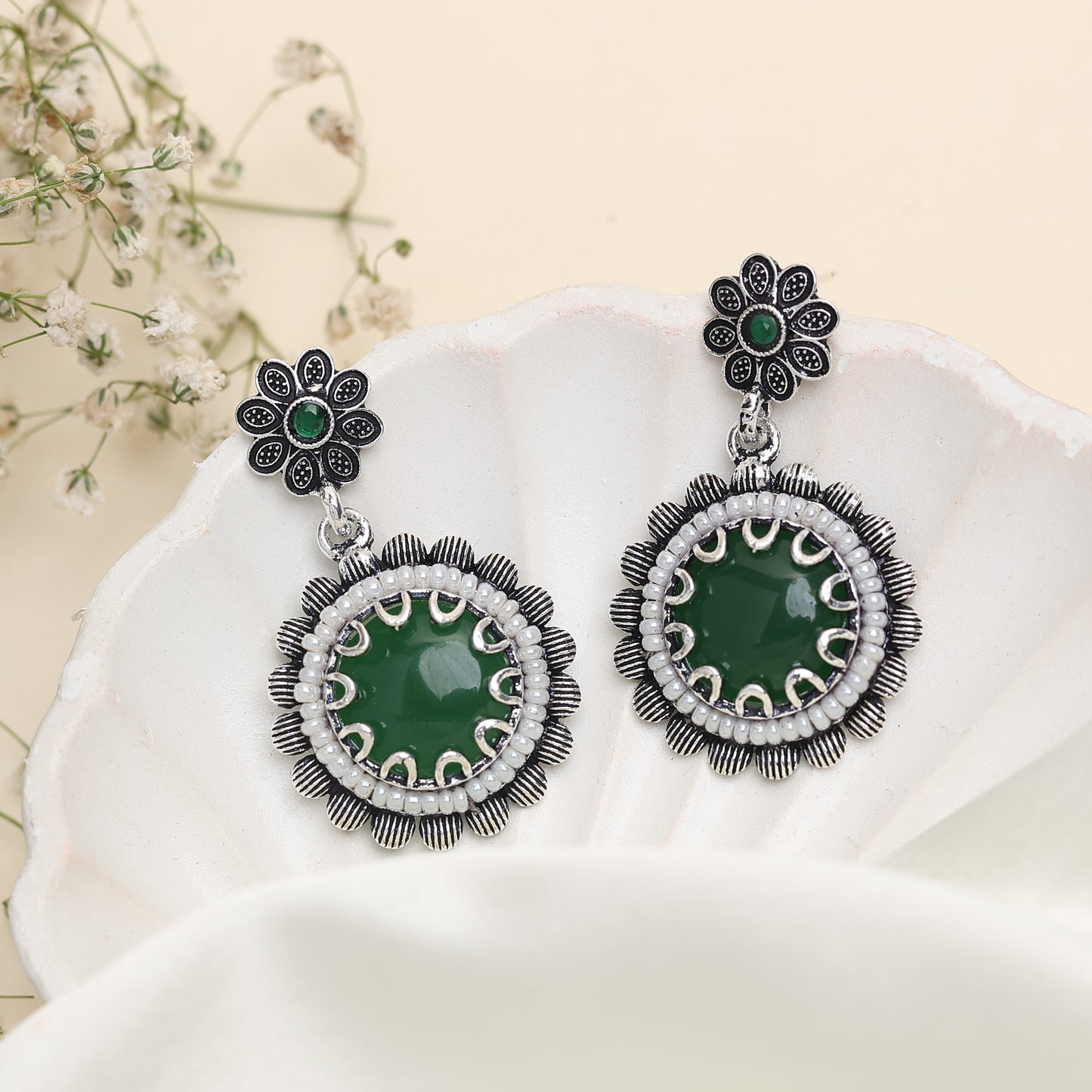 Onyx Stone Earring